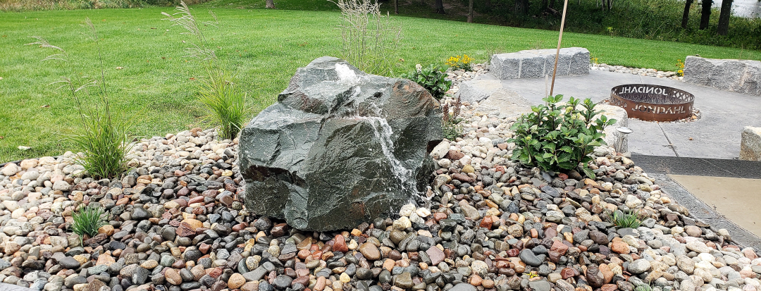 Bubbling rock, Elk River MN