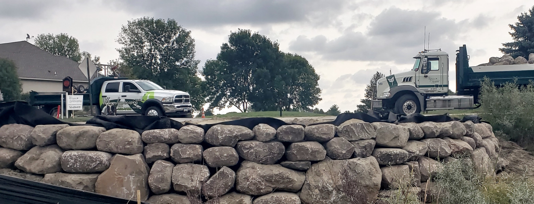 River Rock boulders, TPC golf course. Blaine MN